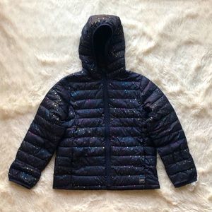 GAP Kids Navy Primaloft Puffer Jacket with Hood